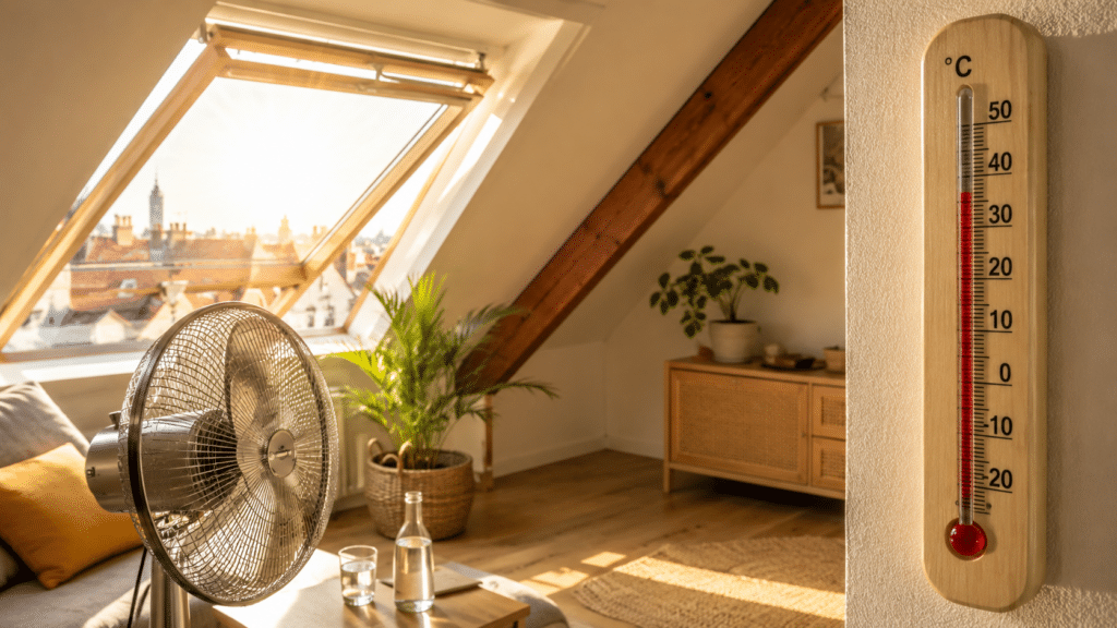 Chaleur sous toiture